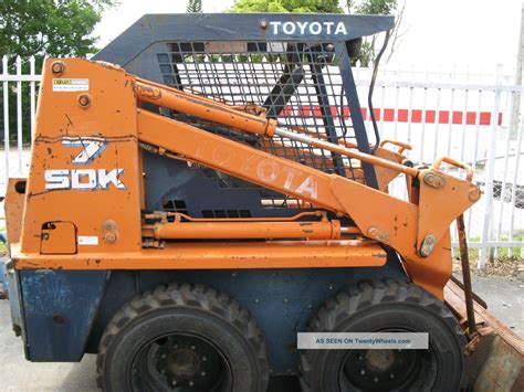 toyota 7 sdk skid steer specs|toyota sdk7 skid steer loader.